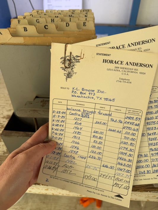 A Piece of Seed History – Handwritten Orders from the 1980s